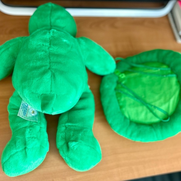 Build a bear snappy sun turtle with removable shell/zipper pocket plush toy - Picture 5 of 6